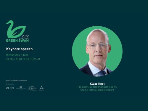 Klaas Knot keynote speech at 2022 Green Swan Conference